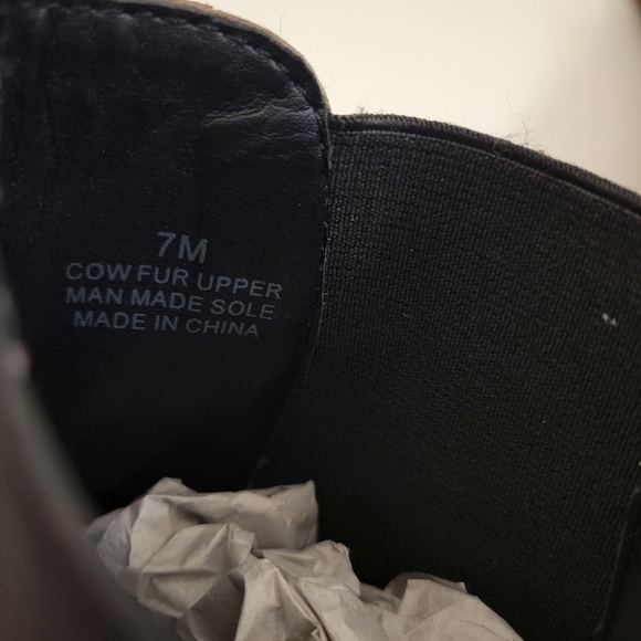 New Rebecca Minkoff Sabeen Leopard Print Calf Hair Chelsea Bootie - Picture 10 of 10